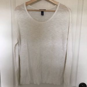 Gap lightweight white sweater